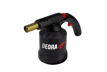 Газовая паяльная лампа с розжигом PIEZO DEDRA 31A020 металлический корпус (31A020)