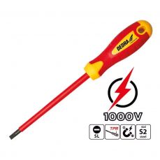 DEDRA 06B001 изолированная отвертка, плоская электрическая отвертка 2,5x75 мм (06B001)