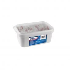 DEDRA DED02P111 Набор для выравнивания плитки 100 зажимов + 50 клиньев в ведре 3л (DED02P111)