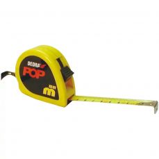 8 m tape,stop button,clip 25 mm (M858)