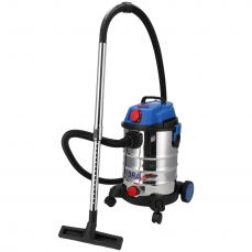 DEDRA DED6601 пылесос для влажной и сухой уборки 1400 Вт, 30 л, для работы с гипсом (DED6601)