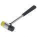 DEDRA 13M290 35 мм молоток жестянщика из пластика/резины, стальная рукоятка (13M290)