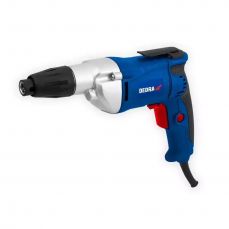 DEDRA DED7956 сетевой шуруповерт 550 Вт, 0-1600 об/мин, 1/4" (DED7956)