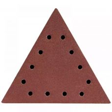 Шлифовальные диски с отверстиями треугольные для гипсовых шлифмашин DEDRA DED7749T6 285мм, гр.240, 5шт. (DED7749T6)