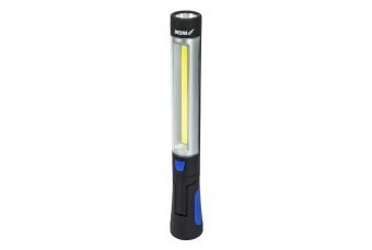 Rechargeable battery flashlight 3W COB LED+1W LED (L1023)