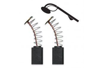 Электрографитовые щетки DEDRA YSG009 для шлифовальной машины для штукатурки DED7743 (YSG009)