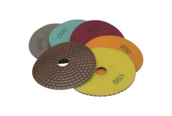 Dimanta elastigais pulešanas disks, grauds 0200, diam.125 mm (H12G0200)