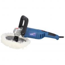 Полировщик кузова автомобиля, электрический DEDRA DED7955 1200Вт, диск 180мм, 0-3000 об/мин (DED7955)