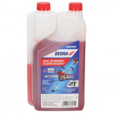 DEDRA DEGL06C масло для двухтактных двигателей, бензопил, мотокос 1 л с дозатором (DEGL06C)