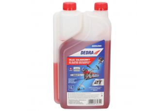 DEDRA DEGL06C масло для двухтактных двигателей, бензопил, мотокос 1 л с дозатором (DEGL06C)