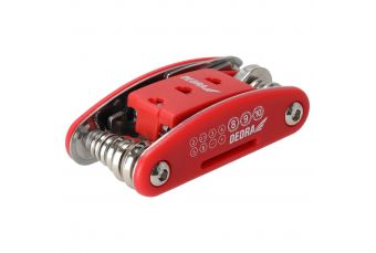 Многофункциональный инструмент, набор для ремонта велосипеда, 15шт, CRV (06F244)