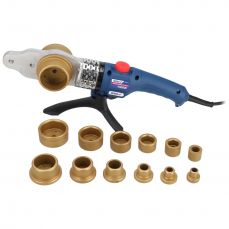 DEDRA DED7514 1500 Вт аппарат для сварки пластиковых труб и фитингов, металлический корпус, диапазон 16-63 мм, PE, PP, PB (DED7514)