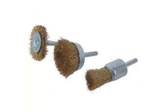 DEDRA 2004 стальные проволочные щетки для дрелей, 3 шт. (2004)