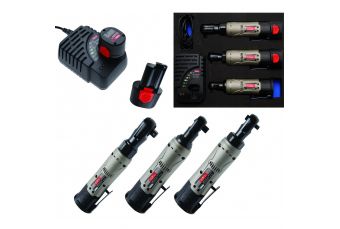 Набор аккумуляторных трещоток (подходит для инструментальных тележек) "Bgs-technic" (4018)