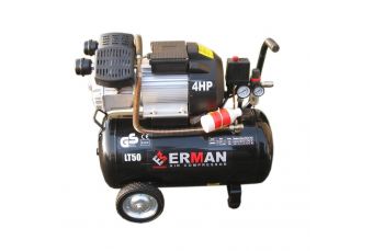 Air compressor 50L, 2 cylinders ERMAN 3.1 kW (EM3050V)