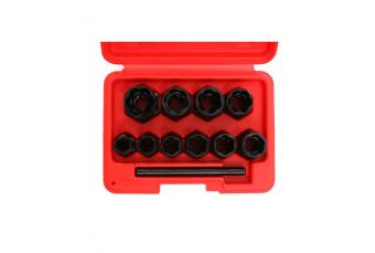Набор головок для поврежденных болтов и гаек 9-19мм, 10 пр. (KD10270)