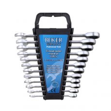 Набор комбинированных ключей с трещоткой 12 шт., 8-19мм (BR-12D-8-19) 