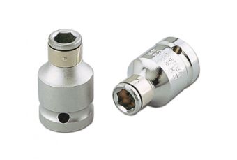 Адаптер для бит 1/2" в 1/4" (6,3мм) L-38mm (BH-A406) 