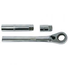 Ключ с храповым механизмом разблокировки 3-х частей (66510)