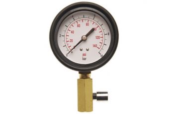 Манометр с соединениями для комплекта для проверки давления масла BGS8007 (8007-1)