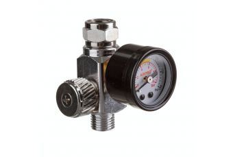 Регулятор потока воздуха с манометром 1/4'' (R7) 