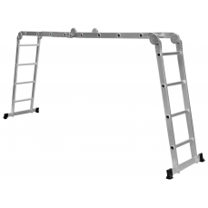 Многофункциональная шарнирно-сочлененная лестница 4,7м + платформы (G02442)