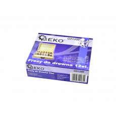 Профильные фрезы по дереву 12 шт. / 8мм (G01200)