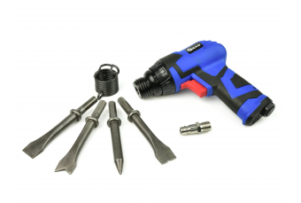 Пневматический жестянный молоток с набором из 4 насадки. (G03147)