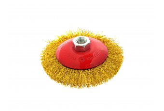 Щетка латунь 115мм M14 (G00600)