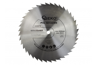 Пильный диск по дереву 600x32x40T (G00075)