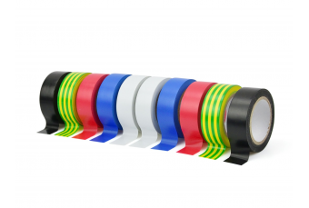 Изолента цветная 19мм х 0,13мм х 10м - набор из 10 шт. (G01383)