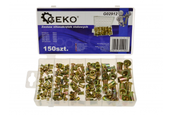 Steel Rivet Nuts Assortment 150pc (G02912)