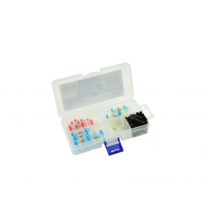 Набор водонепроницаемых термоусадочных трубок с оловянным кольцом 0,25-6мм2 100шт. - 5 размеров (G03609)