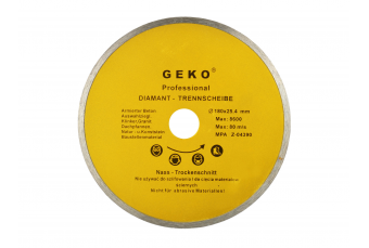 Tarcza diam. 180mmx25,4 Pełna GEKO (50) (G00242)