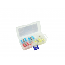 Набор водонепроницаемых термоусадочных трубок с оловянным кольцом 0,25-6мм2 100шт. - 4 размера (G03608)