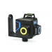 Самовыравнивающийся лазерный нивелир 3D 360 с 12 зелеными линиями (G03308)