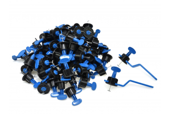 Система выравнивания плитки - 100шт. зажимы + 2 ключа (G00393)