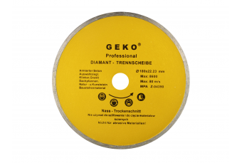 Отрезной алмазный диск 180x8x22mm GEKO Profi (G00243)