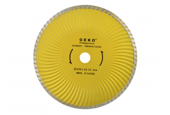 Dimanta griešanas asmens Turbo Plus 230x22mm GEKO Profi (G00274)
