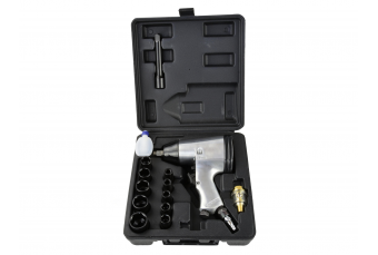 Пневматический ударный гайковерт 1/2" + головки (G00580)