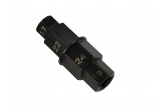 Торцевой ключ оси переднего колеса 17mm*19mm*22mm*24mm (G02685)
