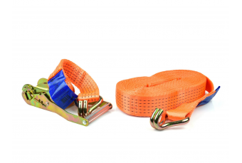 Ratchet Tie Down Strap with J Hooks 14m/5T/50mm (G02364)