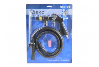 Пескоструйный пистолет 2 х сопло + шланг (G03149)