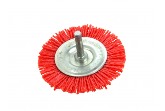 Nylon Filament Wheel Brush 75mm for Drills 6mm (G00638)