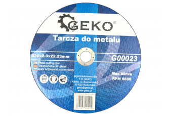 Metāla zāģa disks 230x2,0 GEKO 25gab (G00023)