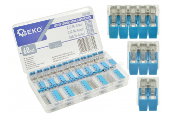 Комплект из 60 электрических быстроразъемных соединений. 0,2–4 мм2 (G03080)