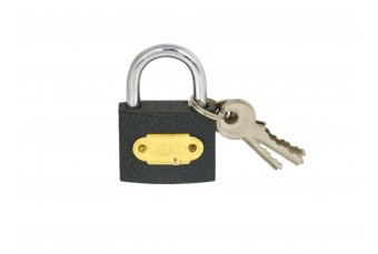 Навесной замок серый 38 мм (G01311)