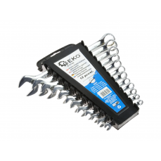 Pulētas plakanas uzgriežņu atslēgas 6-22mm 12gab (G11142)