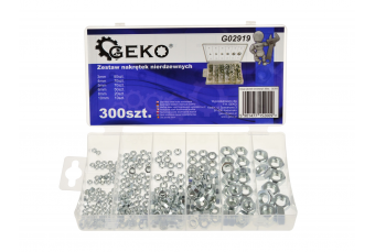Набор гаек из нержавеющей стали 300шт. (G02919)