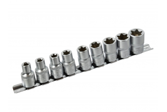 Набор торцевых головок E10-24,1/2" 10шт. (G10160)